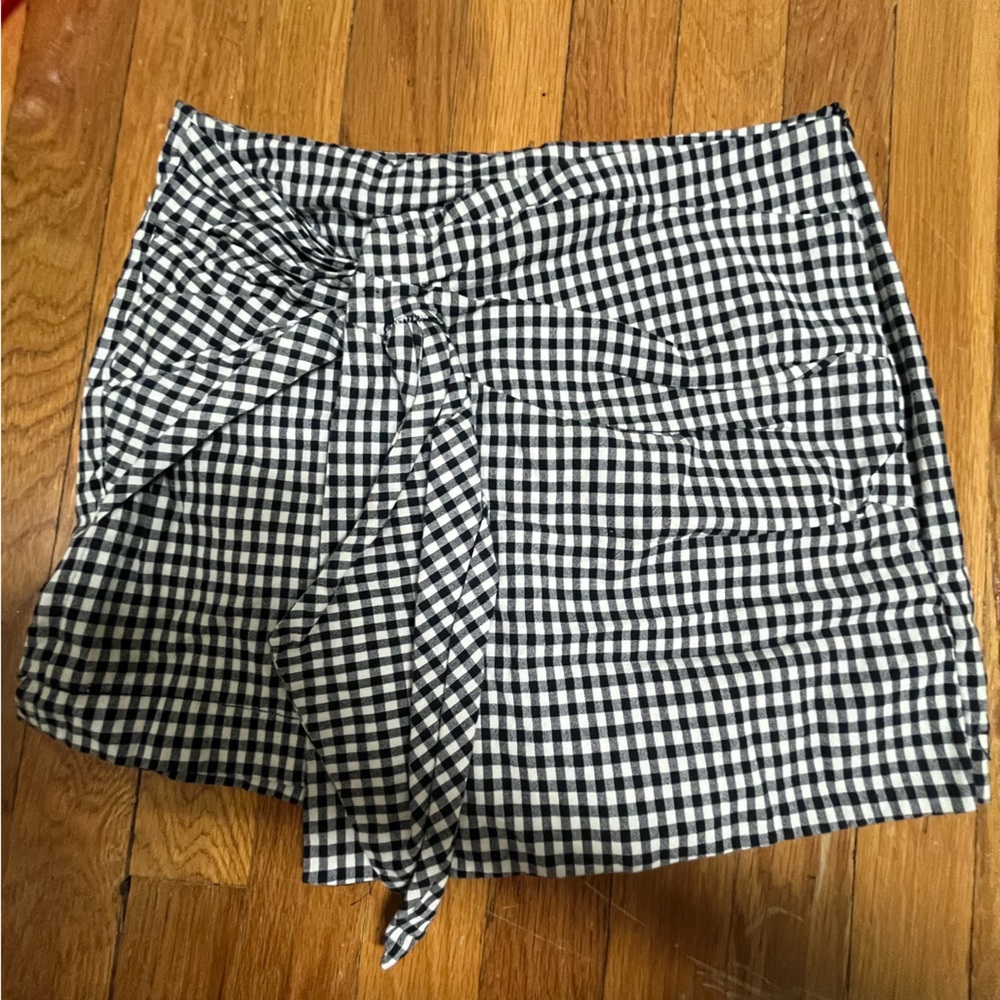 Zara skort plaid size XS